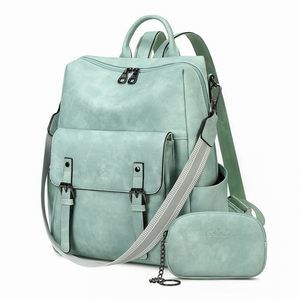 Backpack Purse Pu Leather Back Packs Desner Ladies Shoulder Bag :P